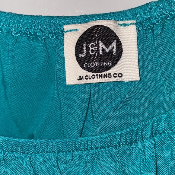 Teal Flowy Top - Picture 4 of 5